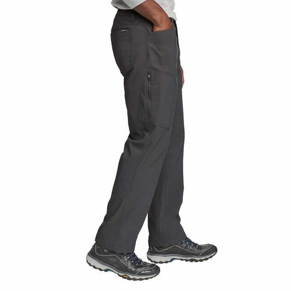 Eddie Bauer Men's Fleece Lined 2-Way Stretch Tech Pant - Picture 3 of 5